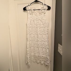 Francesca’s white lace dress in great condition